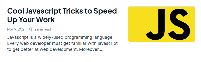 Cool Javascript Tricks to Speed Up Your Work